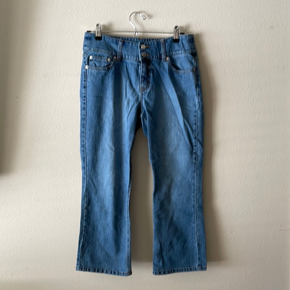 COPY - Victoria Secrete London Jean Stretch denim. Straight leg, mid waist, Siz…